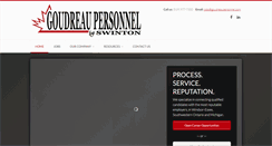 Desktop Screenshot of goudreaupersonnel.com
